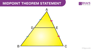 The line drawn from the centre of a circle perpendicular to a chord bisects the chord the knowledge of geometry from previous grades will be integrated into questions in the exam. Mid Point Theorem Statement Proof Formula And Example
