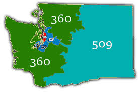 List Of Washington Area Codes Wikipedia