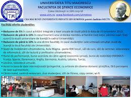 Psihologie cognitiva titu maiorescu 2015. Universitatea Titu Maiorescu Facultatea De StiinÅ£e Economice Ppt Download