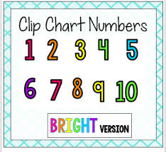 Clip Chart Numbers Bright Version