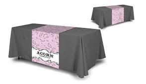 Custom Table Runner 24 X 72 Or 36 X 72 Trade Show Table Etsy Personalized Table Runner Vendor Table Vendor Table Display
