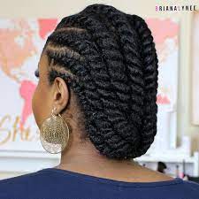 Pin By Viviane Gbale On Coiffure Nappy Natural Hair Styles Flat Twist Hairstyles Braids For Black Hair