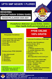 Guna ppdb berjalan optimal, dewi mengimbau kepada guru. Ppdb Smpn 1 Plered Tahun Pelajaran 2020 2021