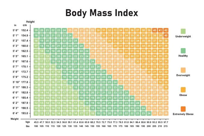 BMI Chart - Easily Calculate Your Body Mass Index
