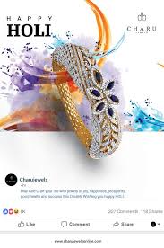 Charu Jewels Wishing You All A Very Happy Holi Happyholi Holi2018 India Wishes Festival Jewelry Online Shopping Online Jewelry Store Gold Diamond Jewelry