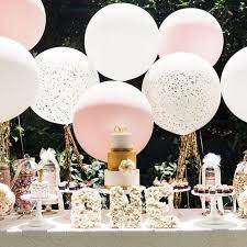 The Most Darling 1st Birthday For Two Of My Favorite People Christine Fan And Wangt1015 For Their Adorable Pink Birthday Party Wedding Balloons Pink Birthday
