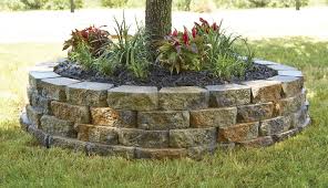 How to build a firepit with castlewall block : 12in Retaining Wall Pavestone Creating Beautiful Landscapes