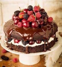 Image Uploaded By Oကကⴁ Daⴁ Find Images And Videos About Food Sweet And Chocolate On We Heart It Chocolate Fruit Cake Chocolate Fruit Guiness Chocolate Cake