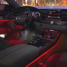 Cars Darkened Lighting Mood Pink Red Super Pink Instead Darkened But Pink Instead Of Red For The Audi Interior Luxury Car Interior Dream Cars