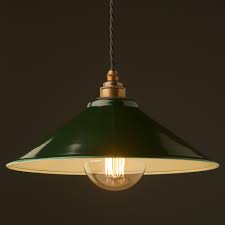 Vintage green ceiling lamp by luigi colani for at pamono. Dark Green Steel Light Shade 310mm Pendant