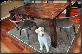 handbuilt farmhouse table