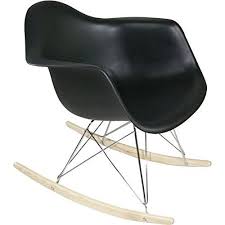 Md Group Rocking Chair Heavy Duty Black Plastic Seat Chromed Steel Wood Runner Kids Furniture Continue To The Product Rocking Chair Rocker Chairs Furniture