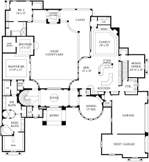 Spanish House Plan 5 Bedrooms Bath