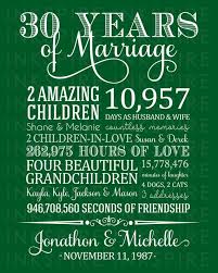 10 year wedding anniversary color. 30th Anniversary Gift For Parents Printable Digital File Personalized 30 Year Wedding Anniversary Gift Any Year Anniversary Gifts For Parents 30th Anniversary Gifts For Parents 30th Anniversary Gifts