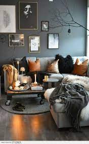 This artistic black and white living room utilizes a solid block design. New Living Room Black Grey Gold 56 Ideas Living Room Decor Orange Living Room Grey Black Living Room Decor