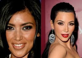 Résultat de recherche d'images pour "who is kim kardashian before and after"