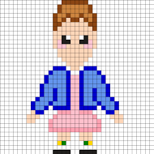 Pin De Luz Teresita En Apacionada Dibujos Pixelados Punto De Cruz Dibujos