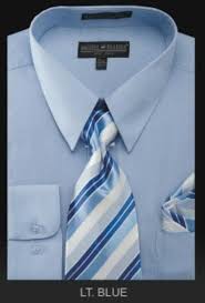 Men S Dress Shirt Premium Tie Light