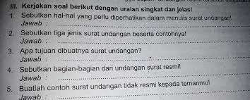 Ada beberapa contoh surat undangan yang tidak resmi seperti surat undangan syukuran kelahiran bayi atau aqiqahan, surat undangan hari ulang tahun dan surat. Contoh Surat Undangan Ulang Tahun Brainly Contoh Lif Co Id