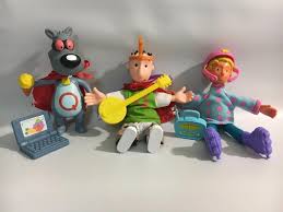 DISNEY'S DOUG Set of 3 Action Figures Quail Man Dog Patti Skeeter