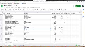 Easily display your favorite cards. Baseball Card Spreadsheet Tracker Tutorial Organizing Your Collection Youtube