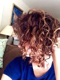 Caramel Balayage In Short Curly Hair Short Hair Balayage Curly Hair Styles Short Curly Hair