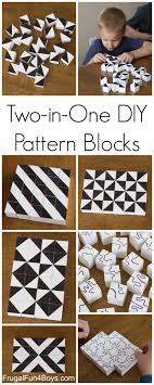 Diy Pattern Building Blocks An Awesome Stem Activity For Kids Frugal Fun For Boys And Girls Diy Kids Toys Activities For Kids Crafts For Kids