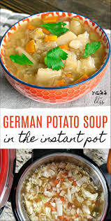German Potato Soup In The Instant Pot German Potato Soup German Potatoes Easy Soup Recipes