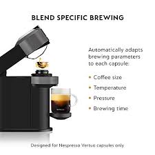Nespresso vertuo plus (cream) coffee machine and 118 coffee pods 1 month old. Nespresso Vertuo Next Coffee And Espresso Machine By Delonghi Dark Grey Pricepulse