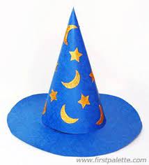 Wizard Hat Craft Kids Crafts Construction Paper Crafts Hat Crafts Halloween Diy Crafts