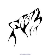 Tatouages Animaux Loup Tatouages 08 Tatouage Loup Loup Tribal Pochoirs Tatouage Tatouage Loup