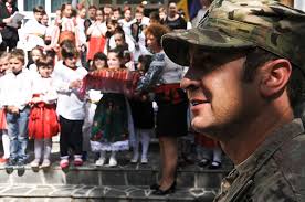 Sgt. 1st Class Levi Duran (right,) a sergeant first