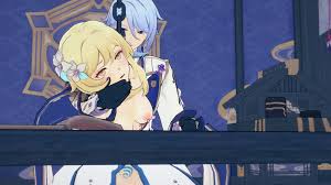 Post 4939035: Ayato_Kamisato Genshin_Impact Koikatsu! Lo_R Lumine