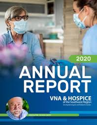 Annual Report design: VNA & Hospice of the Southwest Region by Lyz  Tomsuden, Graphic Designer