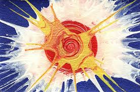 After the painting has dried, johnny puts a clear coat of paint or epoxy over it to make it shine. Spin Art Hisour Hi So You Are