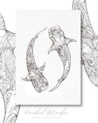 Whale Shark Land & Sea Art Print