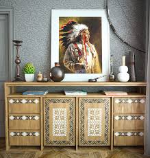 Native Stencils Kit Furniture Stencils Kit Floor Wall Furniture Stencils Set Of 5 Stencils Stencil Furniture Furniture Renovation Timeless Furniture