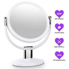 Our range of vanity mirrors come in a variety of shapes and styles, including magnifying and also our cosmetic mirrors can be extendable and also are available as illuminated bathroom mirrors. Mtored 10x Magnifying Makeup Mirror Double Sided Makeup Vanity Mirror 360 Degree Swivel Rotation For Home Tab Makeup Mirror Makeup Vanity Mirror Makeup Vanity