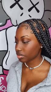 Pink Ankle Length Braids