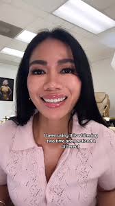 I noticed a different only two time used and doesn’t make my teeth  sensitive #nailtech #teethwhitening #tiktokshop #selfcare #fyp