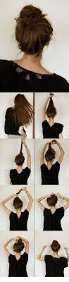 123221casual Messy Bun Hairstyle Step By Step Jpg 369 1500 Long Hair Tutorial Hair Styles Cool Hairstyles