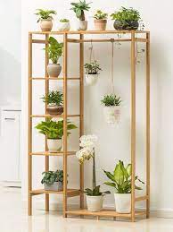 Interior design of living room with wooden shelf. Plant Rack Plant Hanger Plant Shelf Indoor Plant Shelves Plant Decor Indoor Plant Stand Indoor