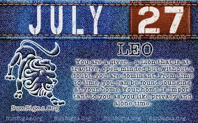 July 27 Birthday Horoscope Personality Sun Signs Birthday Horoscope Birthday Personality July 14 Zodiac