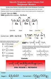Soal aksara bali kelas 6. Tulisan Aksara Bali Smp Jawabanku Id