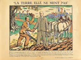 Jusqu'au début 1942, quatre cents d'entre eux travailleront File La Terre Elle Ne Ment Pas Marechal Petain Jpg Wikimedia Commons