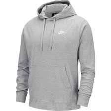 Black And Grey Nike Hoodie Men S Nike Sportswear Club Jersey Pullover Hoodie In 2020 Grey Nike Hoodie Nike Hoodie Outfit Nike Pullover Hoodie