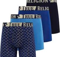 Amazon.com: True Religion Calzoncillos tipo bóxer modales elásticos para  hombre, paquete de 4 : Ropa, Zapatos y Joyería