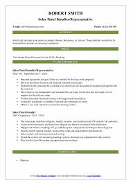 Solar engineer cv fresher : Solar Panel Installer Resume Samples Qwikresume