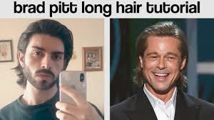 This is one of the classic long hairstyles that brad pitt sported. Brad Pitt Inspired Hairstyle Men S Long Hair Youtube