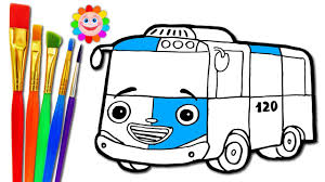 Printable tayo the little bus coloring pages. School Bus Bus Drawing For Kids Novocom Top